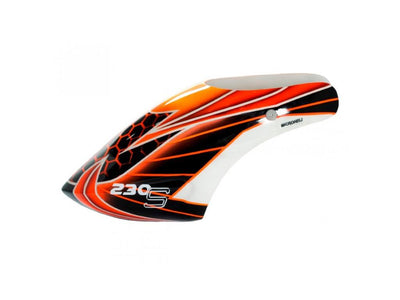Airbrush Fiberglass Orange Laser Canopy - Blade 230S/V2/Smart : MH-230S080LS