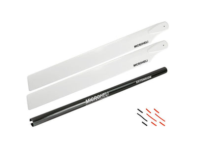 Aluminium Tail Boom W/250mm Main Blade Extension Combo (Black) - Blade Revolution 235CP : MH-235C-TMCB
