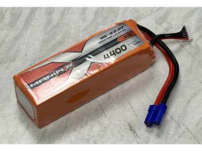 ManiaX 22.2V 4400mAh 6S 80C Orange LiPo (Pre-Owned/Brand New) : MHSH52