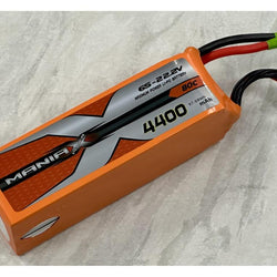 ManiaX 22.2V 4400mAh 80C Orange LiPo (Pre-Owned/Brand New) : MHSH103