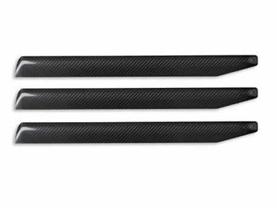 NHP 69cm Razor Aggressor Carbon Main Blades - 3 Blades : NHP6965/3