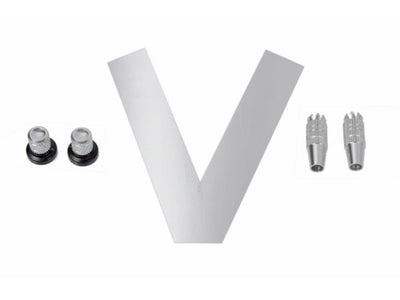 Mikado VControl Stick/Knob-Set Metallic Shiny Chrome,M4 : 05676