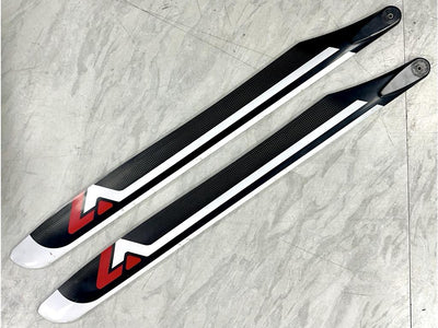 Venture 701mm Premium Carbon Blades - Red (Second Hand) : MHSH135
