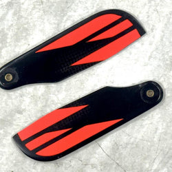 SAB 72mm Carbon Tail Blades - Orange (Second Hand) : MHSH69
