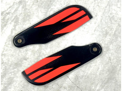 SAB 72mm Carbon Tail Blades - Orange (Second Hand) : MHSH69
