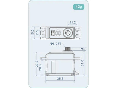 Theta Sabre T1 NFC HV BLS Mini Servo (Second Hand) : MHSH02