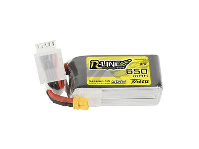 Tattu R-Line 650mAh 4S 14.8V 95C Lipo Battery w/XT30 : TAA6504S95XT3