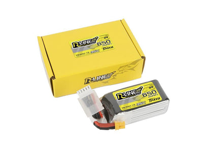 Tattu R-Line 650mAh 4S 14.8V 95C Lipo Battery w/XT30 : TAA6504S95XT3