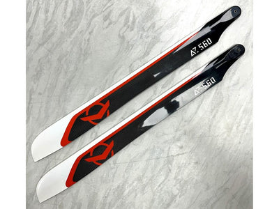 Azure 560mm Carbon Main Blades (Second Hand) : MHSH100