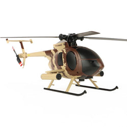 Twister MD 500 Scale 250 Helicopter with 6 Axis Stabilisation/Altitude Hold (Brown/Sand) : TWST1003M