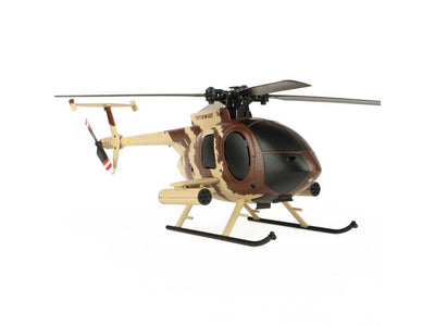 Twister MD 500 Scale 250 Helicopter with 6 Axis Stabilisation/Altitude Hold (Brown/Sand) : TWST1003M