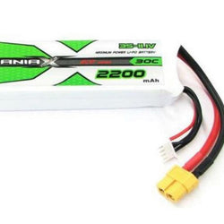 ManiaX 11.1V 2200mAh 30C Lipo Battery Pack : MX2200-3S-30
