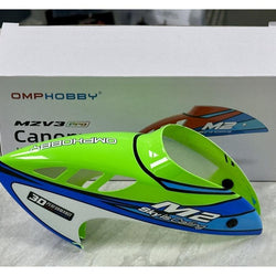 OMPHOBBY M2 V3 PRO Canopy - Velocity Green (Brand New/Damaged) : MHSH133