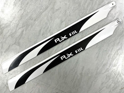 RJX 690mm FBL Carbon Main Blades (Second Hand) : MHSH106