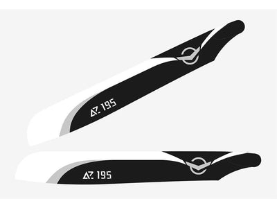 Azure 195mm Main Blades (AZ-195/Plastic) : AP101195