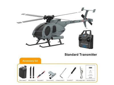 RC-ERA C184 MD500 (Grey) Gyro Stabilised Helicopter w/Optical Flow Sensor : RCE-C184G
