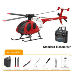 RC-ERA C184 MD500 (Red) Gyro Stabilised Helicopter w/Optical Flow Sensor : RCE-C184R