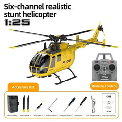 RC ERA C180C Brushless BO105 Auto Stabilised RC Helicopter (Yellow) : RCE-C180Y