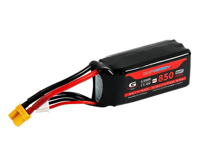 OMPHOBBY M2 V3 11.4V 3S 850mAh 60C HV LiPo : OSHM2514