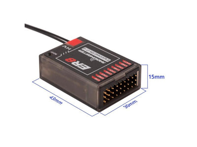 RadioMaster ER8 2.4GHz ELRS PWM Receiver : HP0157.RX-ER8-LBT