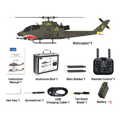 Yuxiang F112S AH-1 Cobra GPS Stabilised Helicopter - RTF : F112S