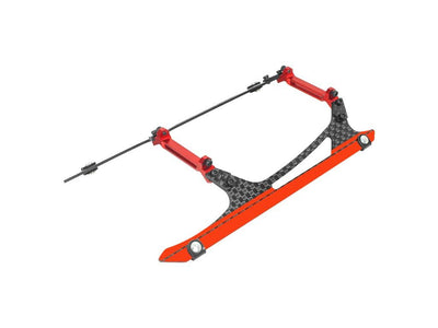 Aluminum/Carbon Fiber Landing Gear (Red) - OMP Hobby M2 V3 PRO : MH-M2V3106UR