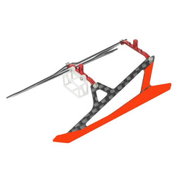 Aluminium/Carbon Fibre Landing Gear (Red) - Blade Revolution 90 FP : MH-90FP106RD