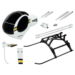 Airbrush Fiberglass Hughes 300 Scale w/ Landing Gear - Blade 450X/330X/330S : MH-330X-SH31