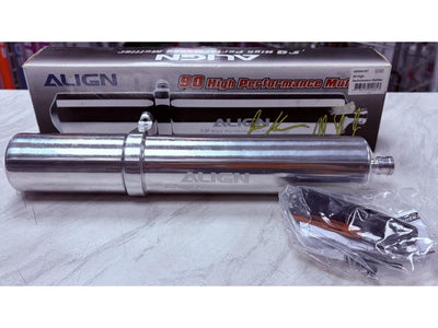 Align 90 Helicopter Tuned Muffler (Pre-Owned/Brand New) : MHSH120