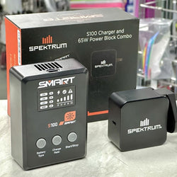 Spektrum S100 Charger + 65W Power Block (Second Hand) : MHSH89