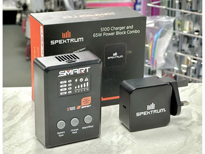 Spektrum S100 Charger + 65W Power Block (Second Hand) : MHSH89