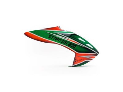 Canomod Airbrushed Fiberglass Canopy for XLPower Stratos 200 (Emerald Blaze) : CNM-F1024