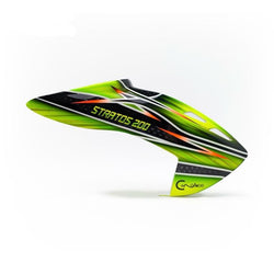 Canomod Airbrushed Lexan Canopy for XLPower Stratos 200 (Green) : CNM-L1001