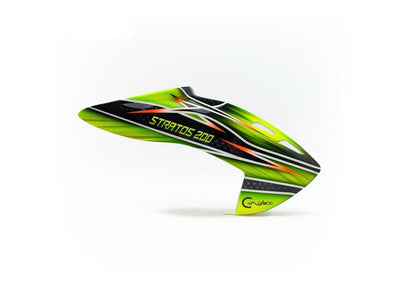 Canomod Airbrushed Fiberglass Canopy for XLPower Stratos 200 (Green) : CNM-F1023