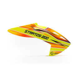 Canomod Airbrushed Fiberglass Canopy for XLPower Stratos 200 (Neon Flame) : CNM-F1021