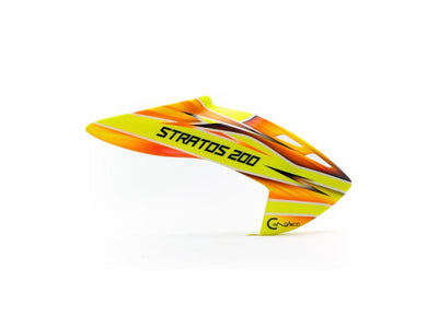 Canomod Airbrushed Fiberglass Canopy for XLPower Stratos 200 (Neon Flame) : CNM-F1021