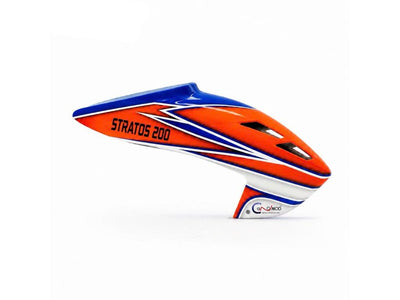 Canomod Airbrushed Lexan Canopy for XLPower Stratos 200 A2 (Orange) : CNM-L1015