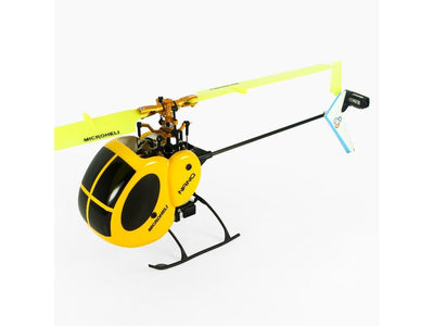 Airbrush Plastic Dragonfly Canopy (BY) - Blade Nano CPX/S2/S3 : MH-NAS3081DBY