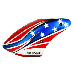 Airbrush Plastic USA Flag Canopy - Blade Nano CPX/S2/S3 : MH-NAS3081US