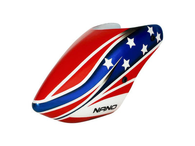 Airbrush Plastic USA Flag Canopy - Blade Nano CPX/S2/S3 : MH-NAS3081US