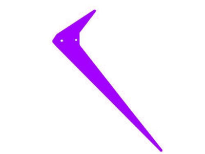 Tron Nitron Heritage Tail Fin - Purple : TR565-420