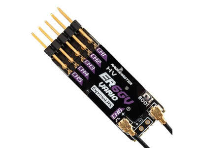 RadioMaster ER6GV 2.4GHz ELRS PWM Receiver : HP0157.RX-ER6-GV-LBT