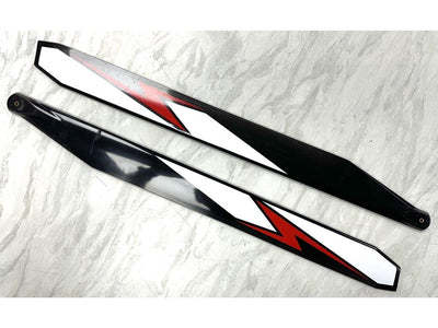 Vulcan Rotors 600mm Precision Main Blades - Red (Second Hand) : MHSH84