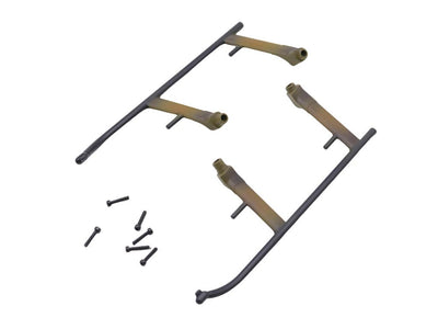 RC ERA C189S MD500 Landing Skid Assembly (Weathered) : SC4001329-W