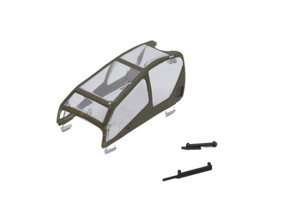 RC ERA C170 AH-64 Apache Canopy (Military Green) : SC4001410-MG