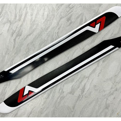 VENTURE 582mm Premium Carbon Main Blades - Red (Second Hand) : MHSH76
