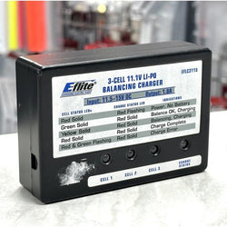 E-flite 3 Cell 11.1V LiPo Balance Charger (Second Hand) : MHSH110