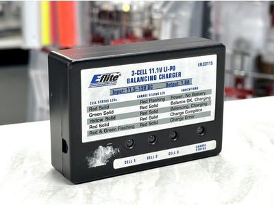 E-flite 3 Cell 11.1V LiPo Balance Charger (Second Hand) : MHSH110