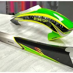 Microheli Blade Revolution 235 CP Green Scratch Fuselage Combo (Second Hand) : MHSH127