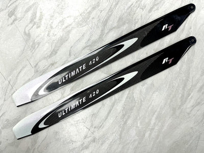 Rotortech Ultimate 420mm Carbon Main Blades (Second Hand) : MHSH56